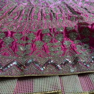 Ombre Pink & Ivory Heavy Gotapatti Designer Lehenga Choli Set