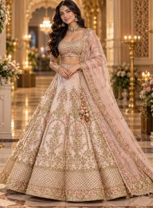 Pastel Pink Heavy Gotapatti Zari Designer Lehenga Choli Set