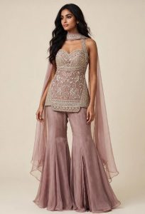 Elegant Ladies Plazo Set